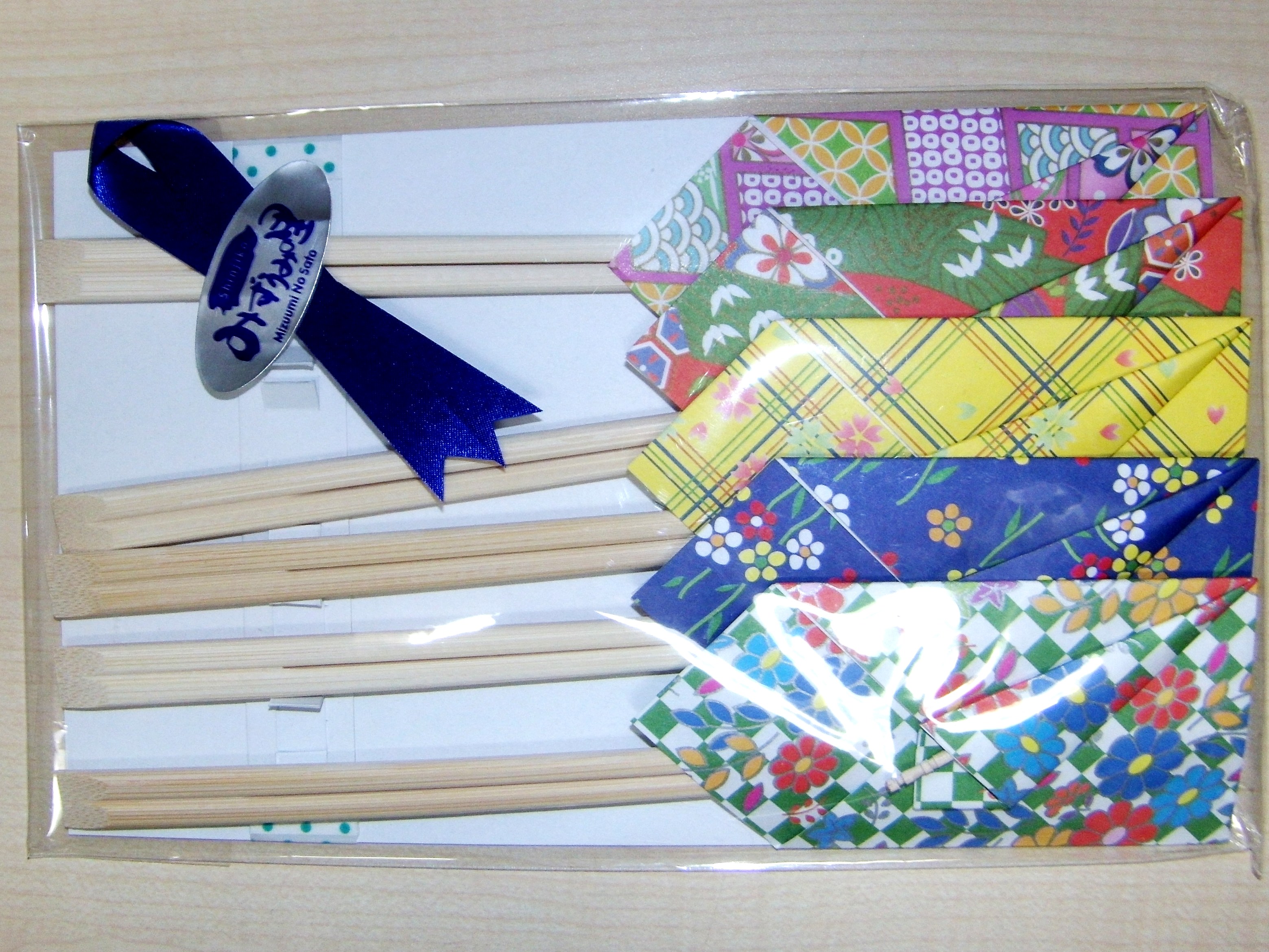 5本1セットの割り箸の画像